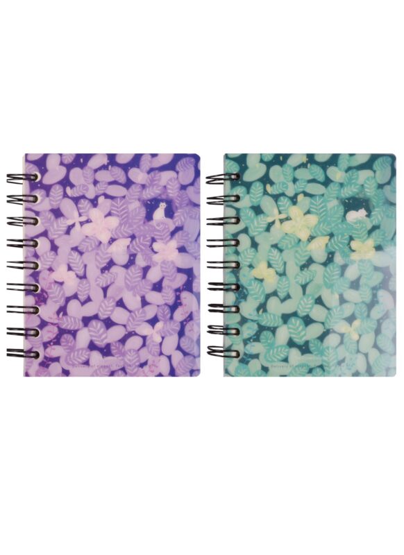 Записная книжка А6 100 листов линейка "The Flowers Whisper", на спирали