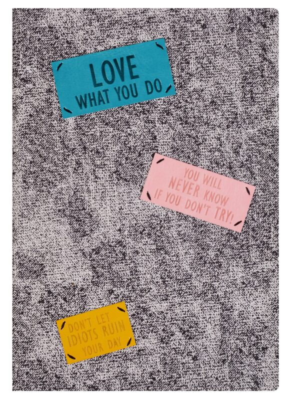 Ежедневник недатированный А5 96 листов "Feelgood" серый