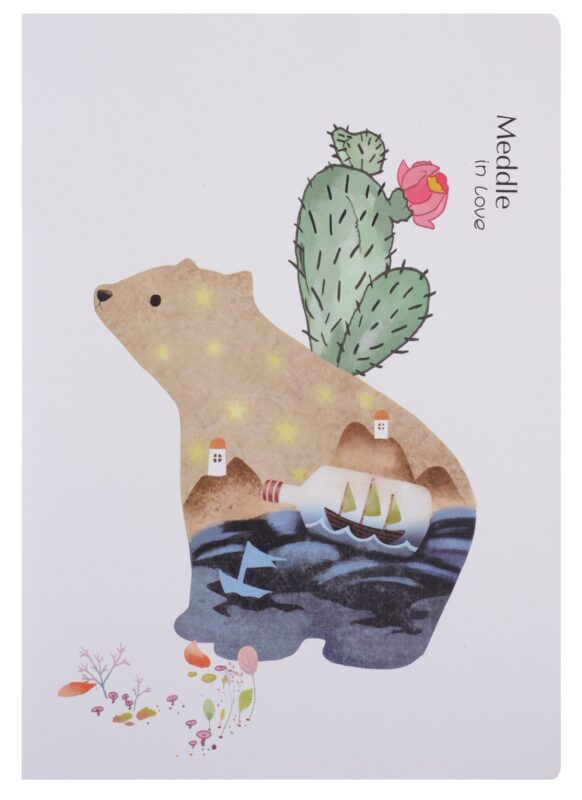 Тетрадь В5 "Meddle in Love", 36 л, линейка