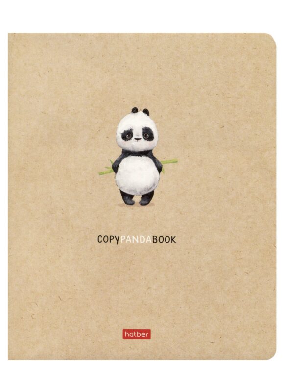 Тетрадь в клетку Hatber, "Панда Book", 48 листов, в ассортименте
