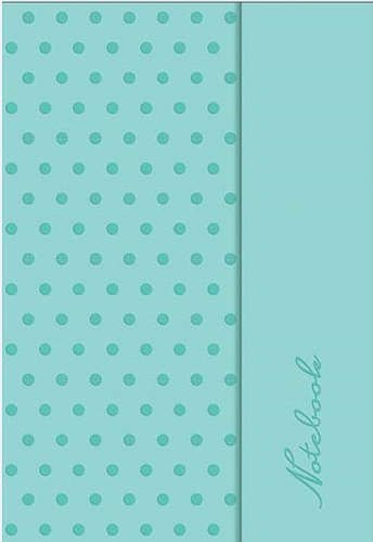 Записная книжка, Феникс+, А6 (102*148мм) 120л. Notebook Фактура горох, твердая обложка, на магнитном замке