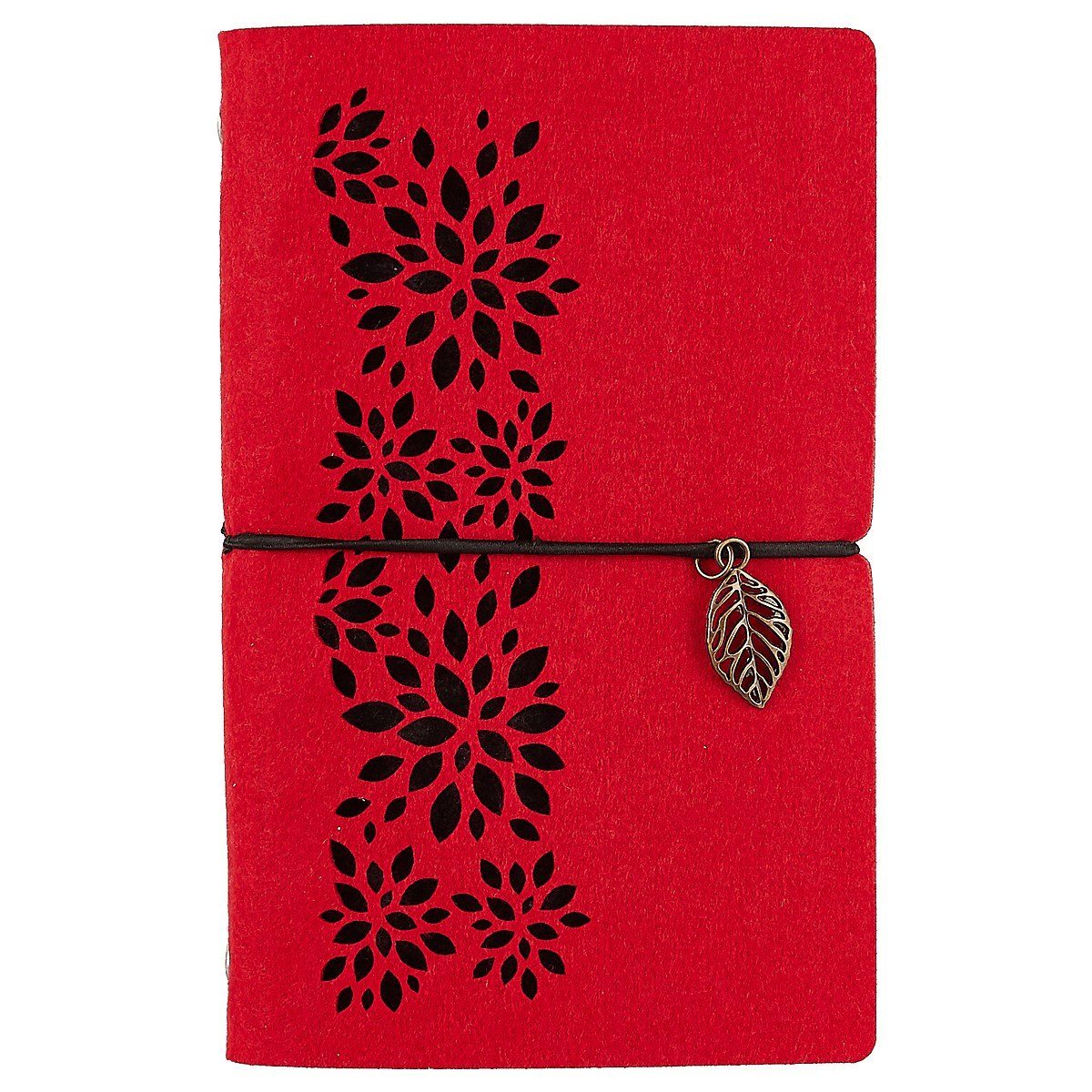 Записная книжка «Ноутбук», красный фетр, 96 листов, А6