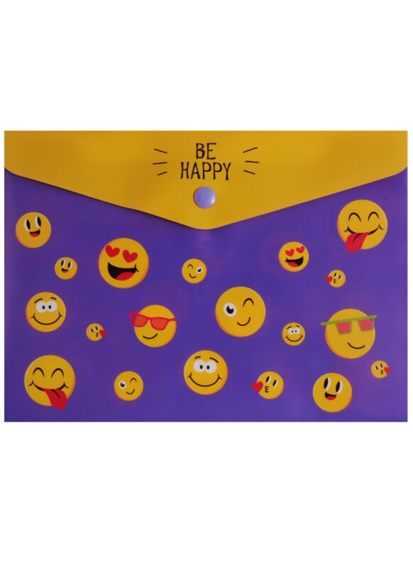 Папка-конверт на кнопке "Смайлы"