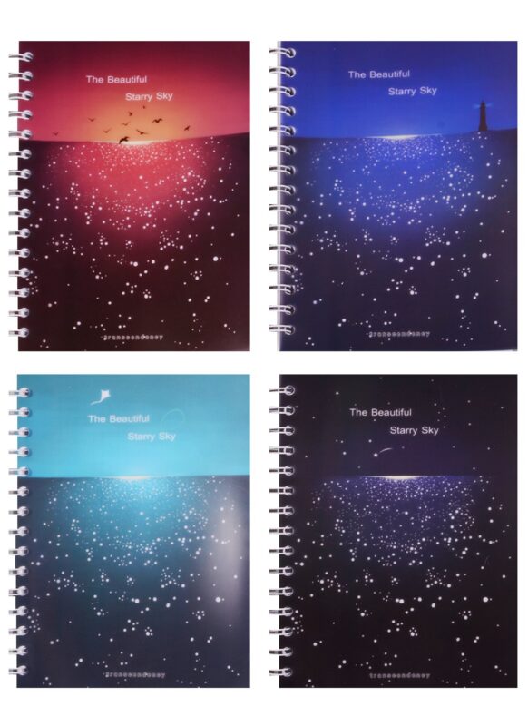 Тетрадь в клетку Hai Bin, Starry Sky, 96 листов, в ассортименте