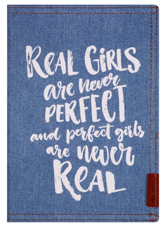 Ежедневник недатированный А5 96 листов "Denim" светло-синий