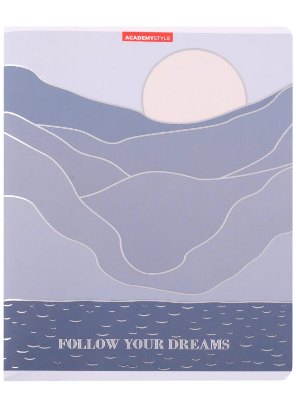 Тетрадь в клетку Academy Style, "За мечтой", 96 листов