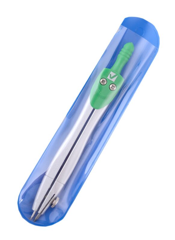 Циркуль 115мм "Klasse", чехол, классный, BRAUBERG