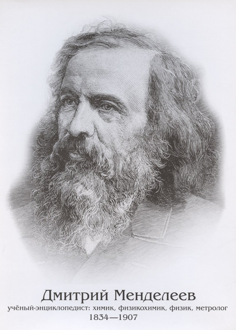 Плакат "Дмитрий Менделеев"