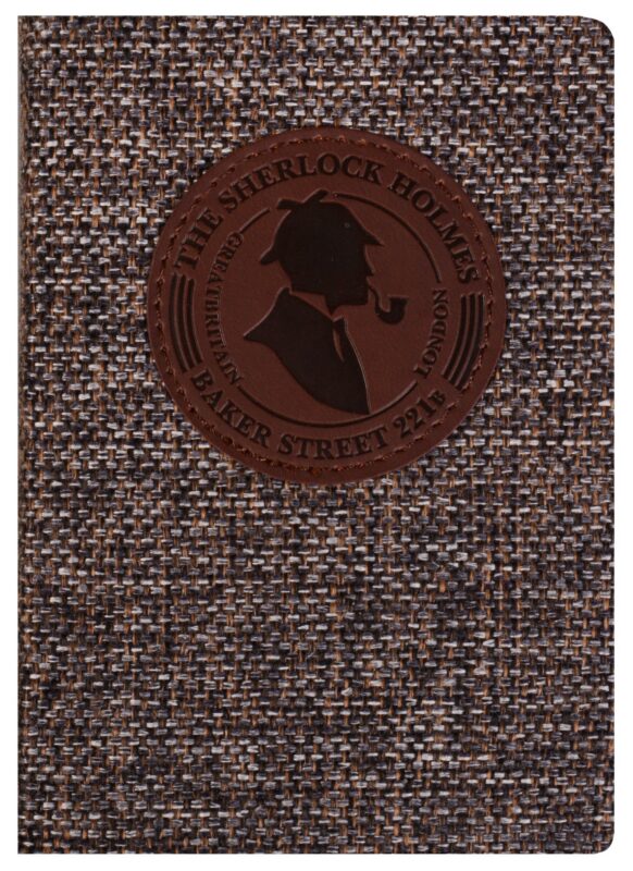Ежедневник недатированный А6 160 листов "Sherlock" коричневый