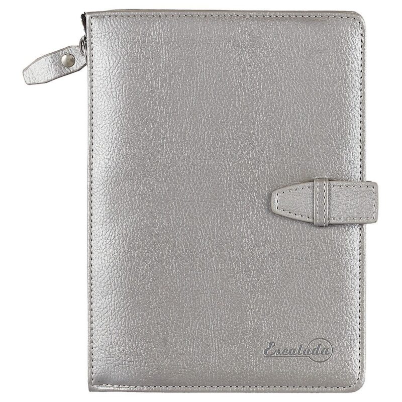 Ежедневник Escalada «Наппа», серебряный, 160 листов, А6+