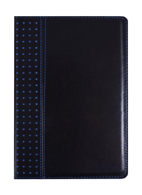 Ежедневник недат. А5 176л "Сариф" синий/"Виннер" салатовый, кожзам, обл.поролон, ляссе, Escalada