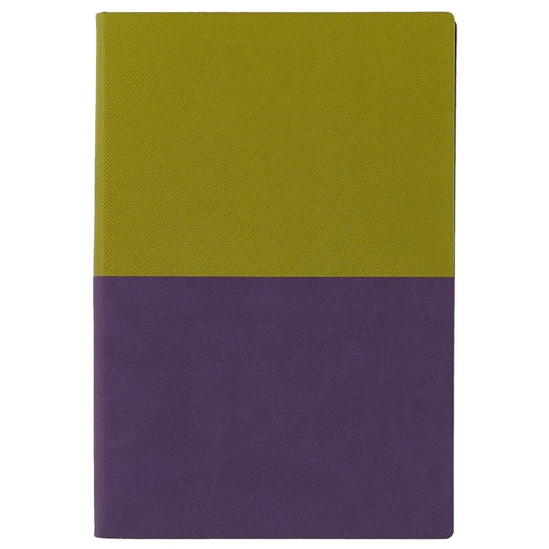Ежедневник Escalada «Сафьян», фиолетово-оливковый, 160 листов, недатированный, А5