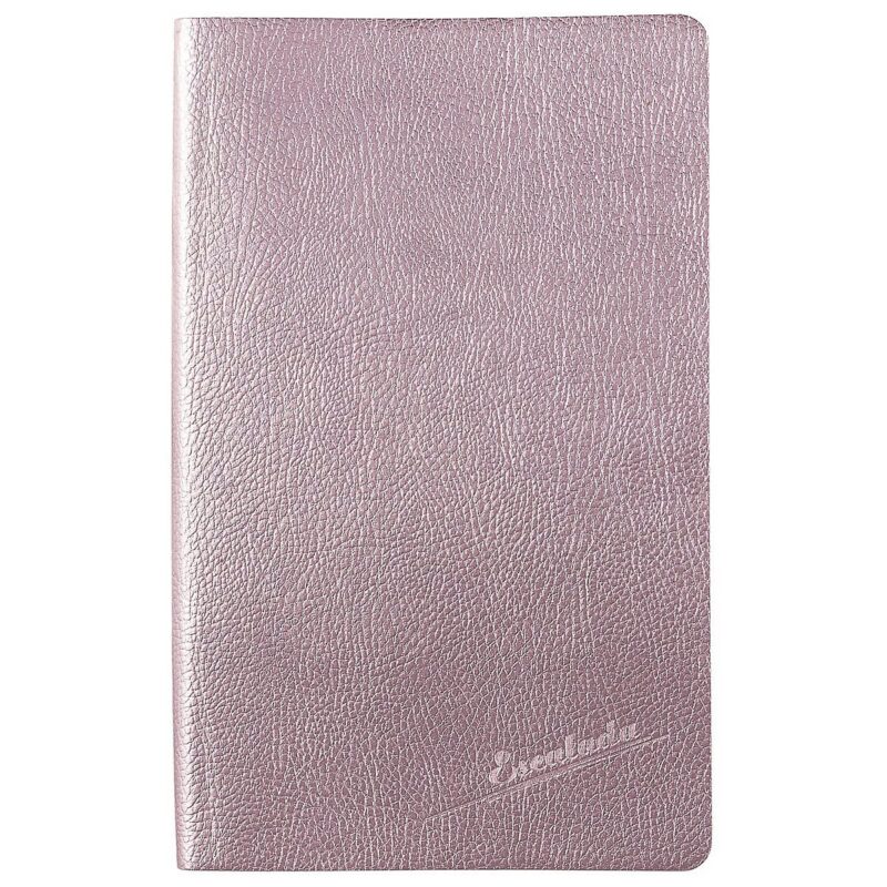 Ежедневник «Наппа», Escalada, недатированный, розовый металлик, 96 листов, А5