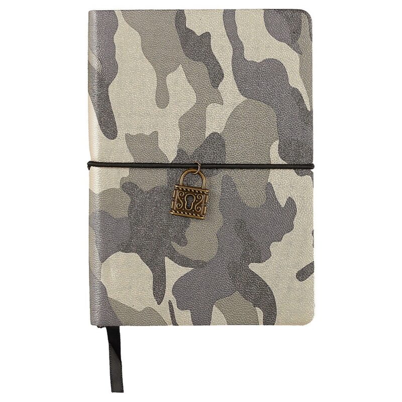 Записная книжка Escalada «Камуфляж. Стальной металлик», 96 листов, А6