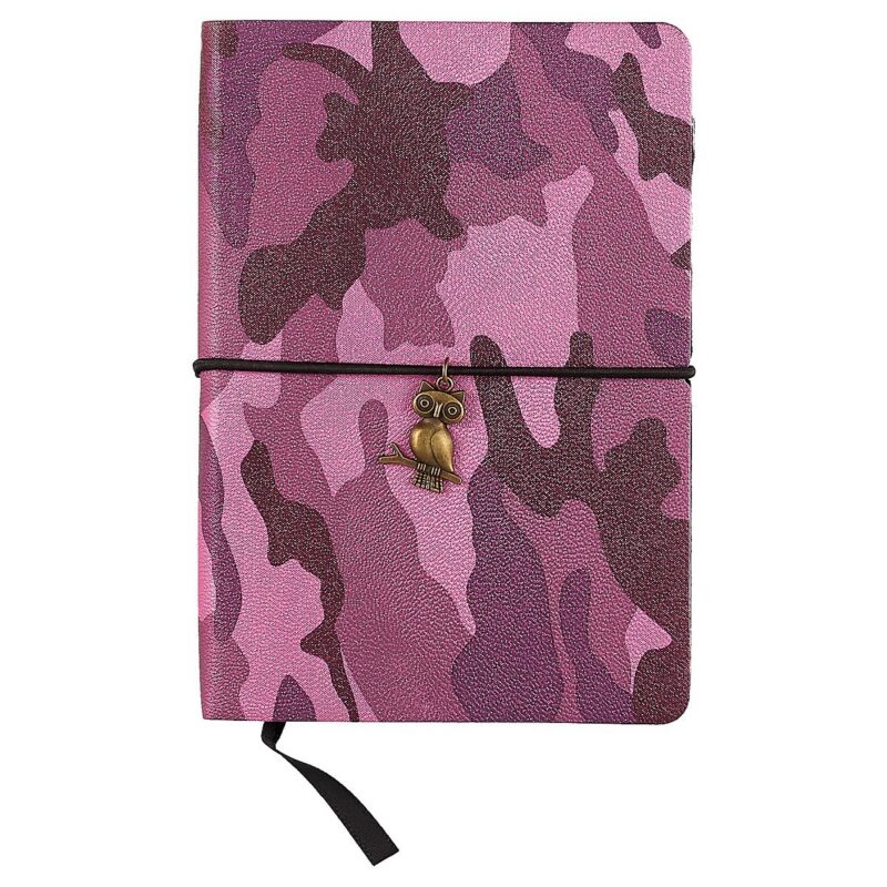 Записная книжка Escalada «Камуфляж. Малиновый металлик», 96 листов, А6