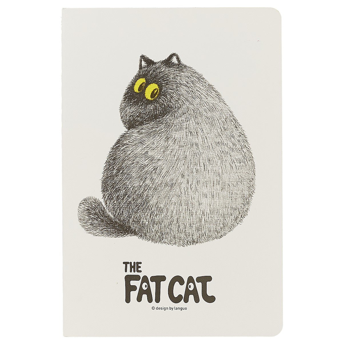 Тетрадь в клетку Languo, Fat cat, 44 листа, в ассортименте