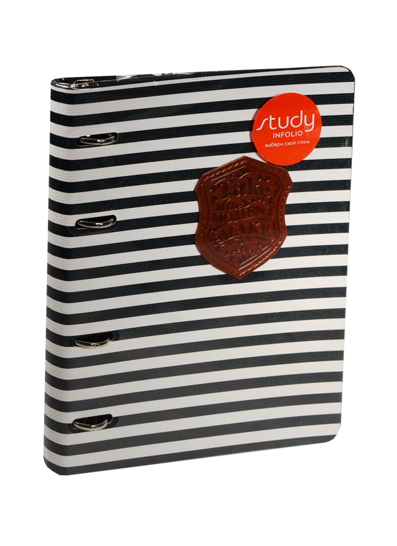 Папка-обложка для тетради со сменными блоками А5 "Regatta" кожзам, инд.уп., IN FOLIO