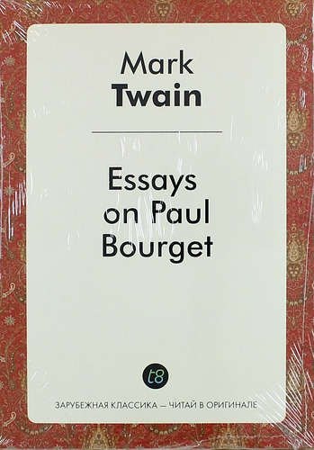 Essays on Paul Bourget