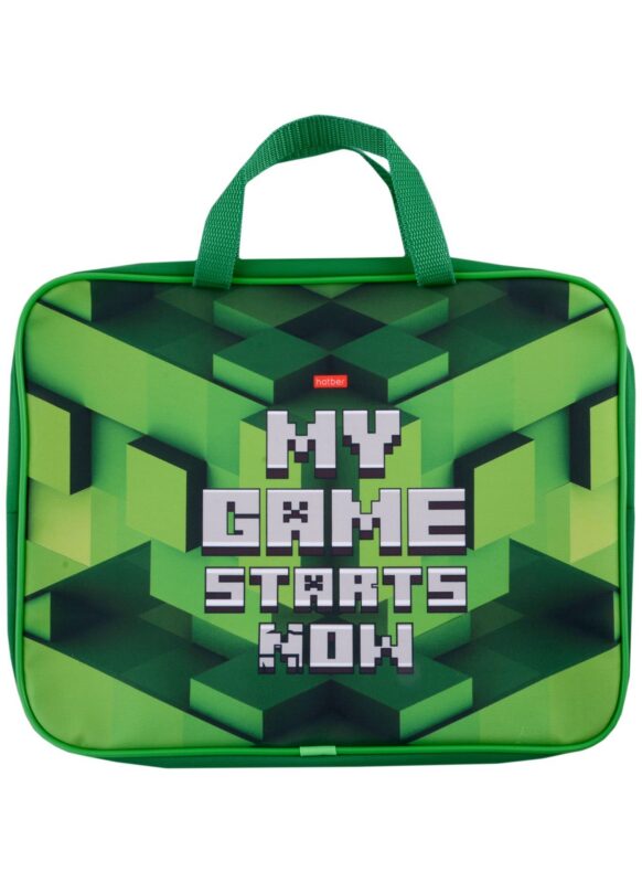 Папка для тетрадей Hatber, Pixels, А4, на молнии