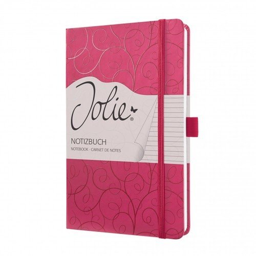 Блокнот для записей А5, 174стр Jolie, тверд.обложка, матовое покрытие с тиснен. "Пурпурная утонченность"