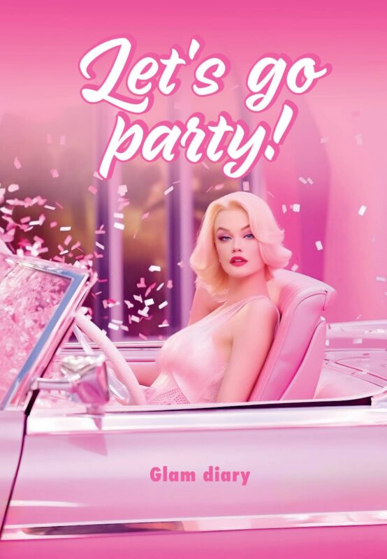 Книга для записей А5 64л "Let’s go party! Glam diary" интегр.обл., блок с контентом