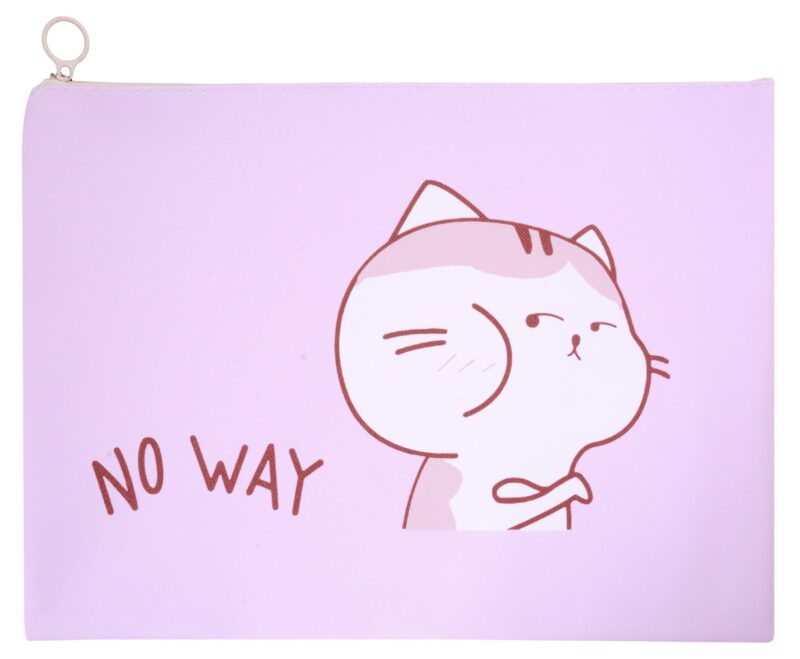 Папка для тетрадей А4 "Животные" на молнии, ассорти