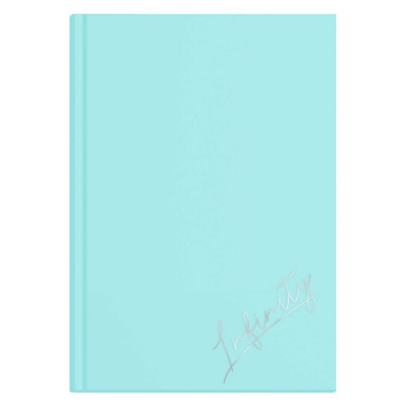 Ежедневник недат. А5 80л "Бесконечность" 7БЦ, тисн.фольгой, софт-тач вельвет, офсет