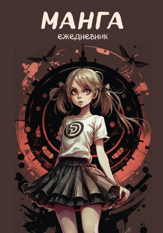 Ежеденевник недат. А5 72л "Манга (черная обложка)"
