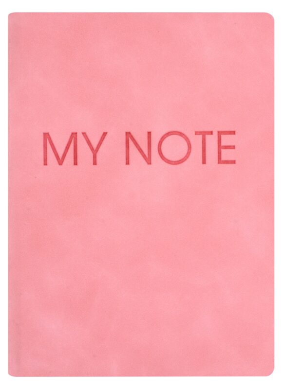 Записная книжка А6 40л кл. "Fantasy. Розовый" иск.кожа