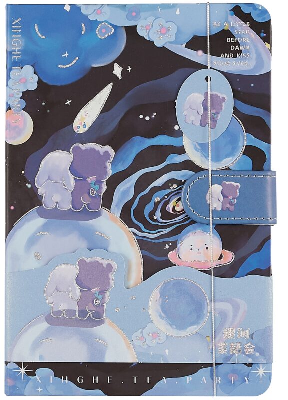 Книга для записей А5 100л лин. "Cosmic" с магнитной застежкой