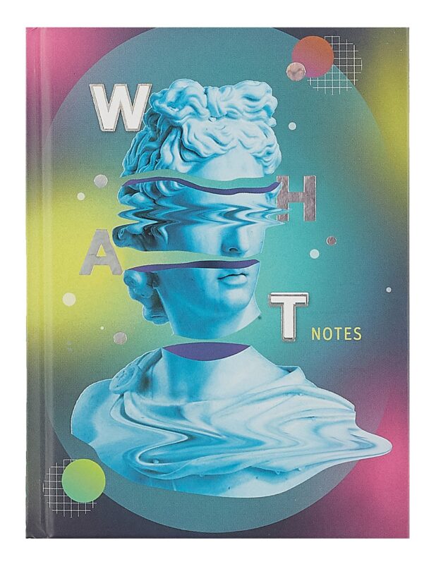 Книга для записей А6 64л кл. "Surrealism" 7БЦ, мат.лам, выб.лак, тиснение фольгой, офсет