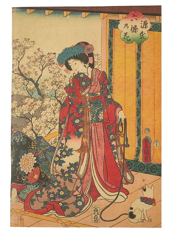 Блокнот А6+ 18л нелин. "Белые лепестки подобны снегу", скоба