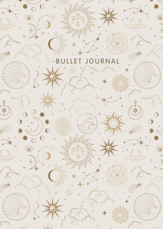 Книга для записей А5 120стр тчк. "Bullet Journal (эзотерический светлый)"