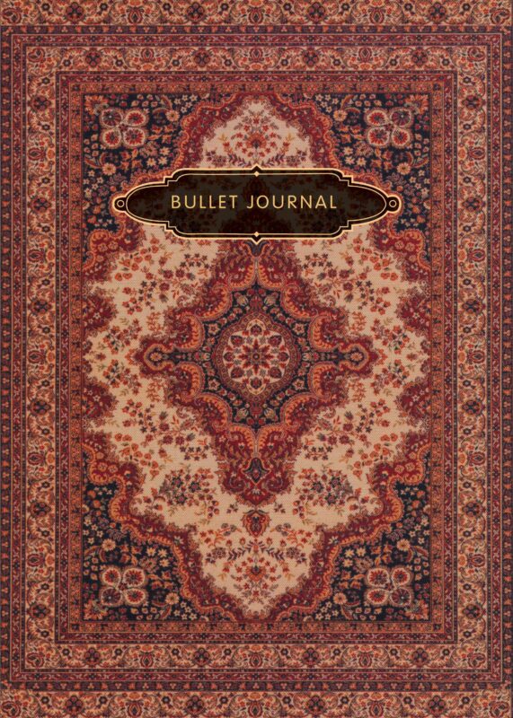 Книга для записей А5 120стр тчк. "Bullet Journal (ковер)"