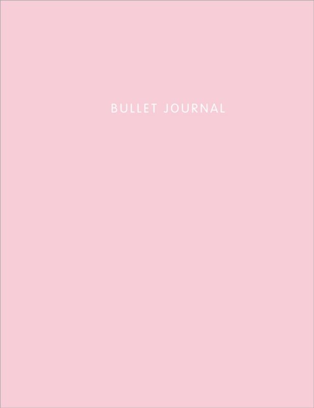 Книга для записей А5 144 страниц в точку, "Bullet Journal (пудровый)"