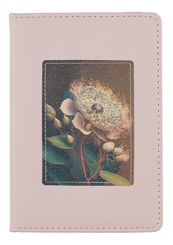 Записная книжка А6+ 80л лин. "SYNONIMS. 1" иск.кожа, поролон, нашивка