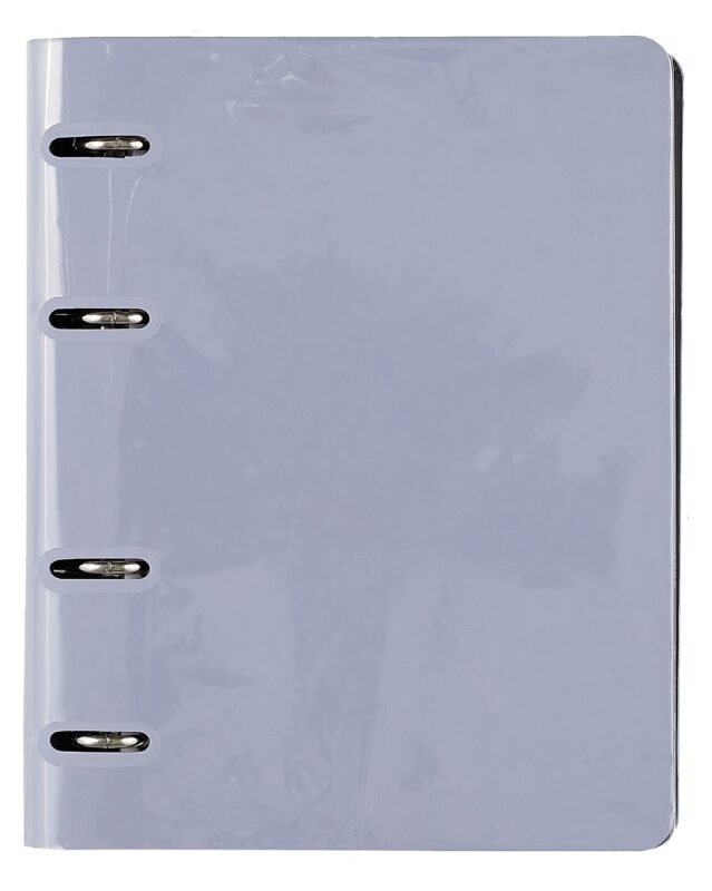 Тетрадь на кольцах в клетку Listoff, "Soft Touch. Нежный лавандовый", 120 листов