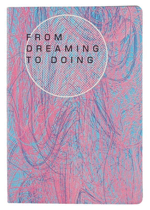 Книга для записей А5 80л "Dream book. № 4" иск.кожа, комбинир.блок