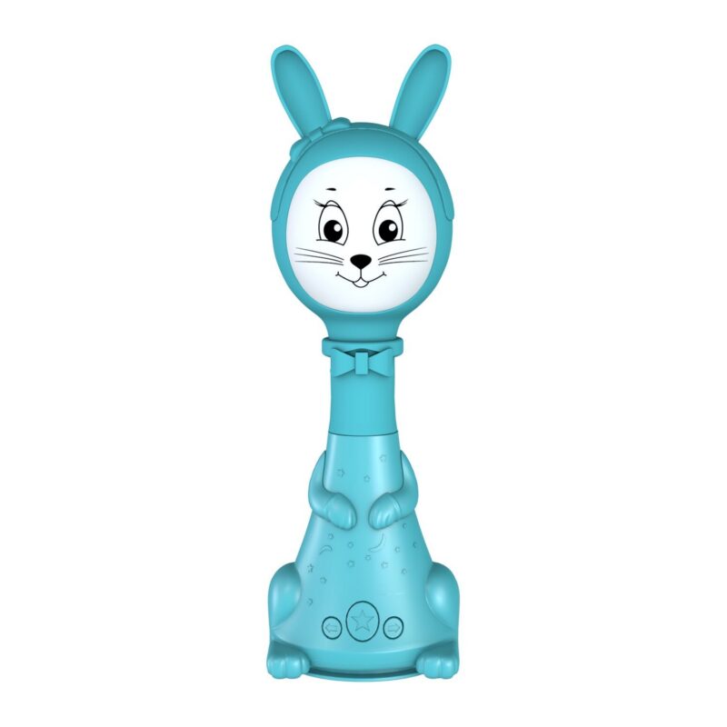 Зайчик Няня. Голубой. Музыкальная интерактивная игрушка