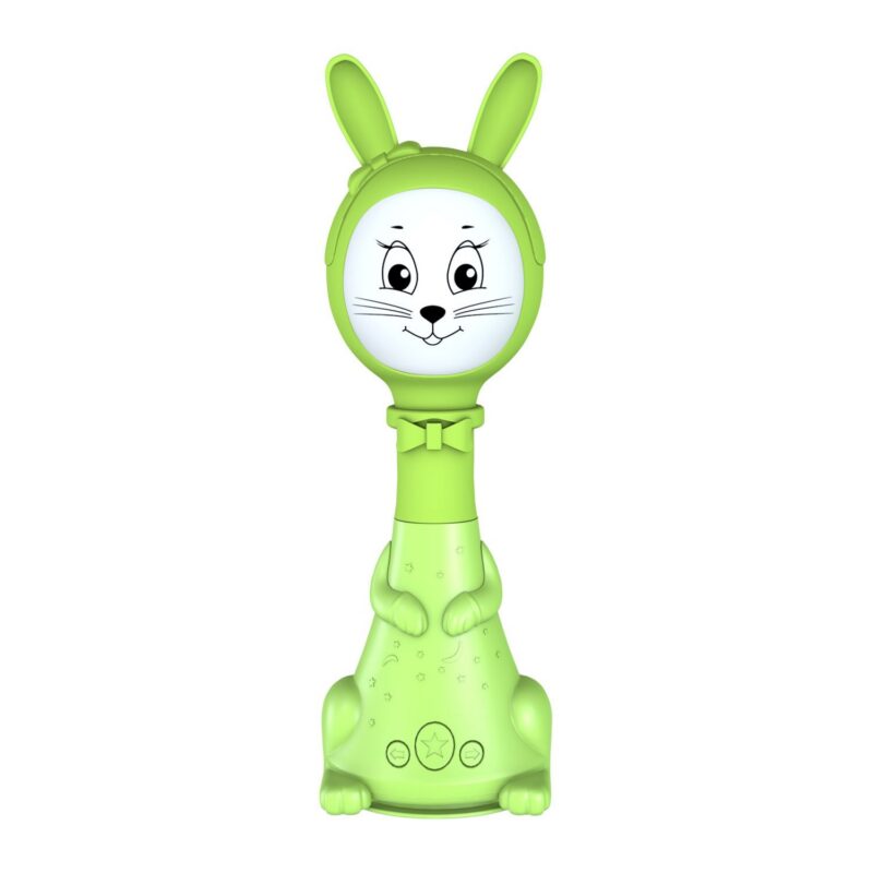 Зайчик Няня. Зеленый. Музыкальная интерактивная игрушка