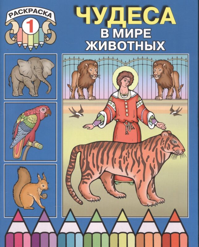 Чудеса в мире животных. Раскраска 1