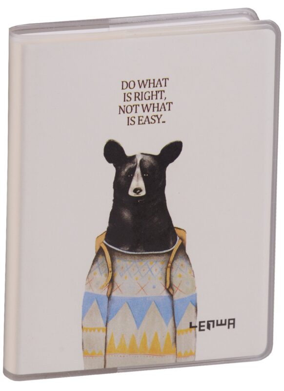 Записная книжка А7 80 листов клетка "Do what is right…"