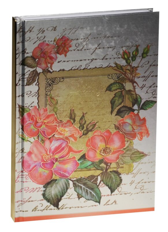 Ежедневник недат. А5 80л "НЕЖНОСТЬ" 7БЦ, печать по мет.бумаге, тисн.фольгой, Феникс