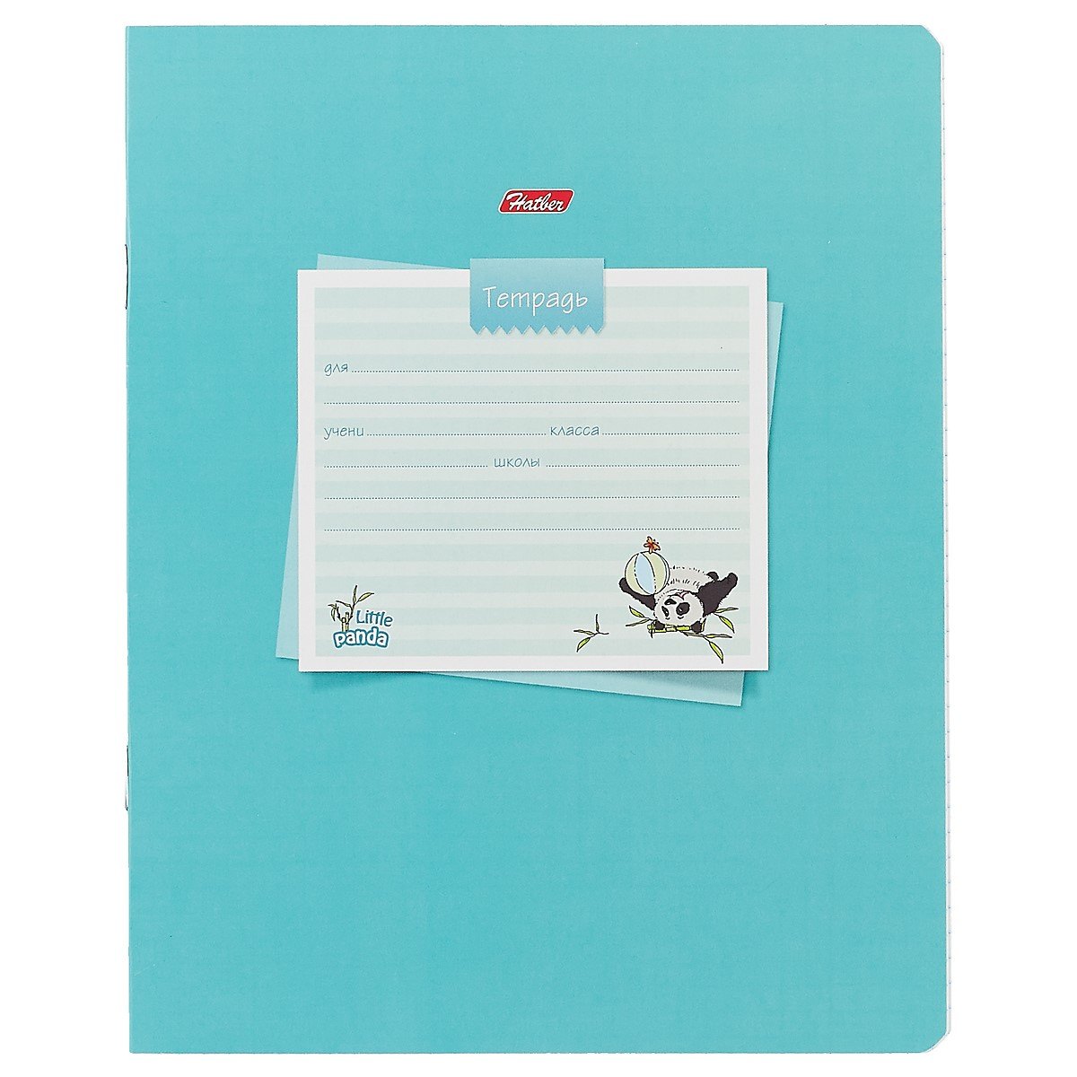 Тетрадь в клетку Hatber, "Маленькие панды", 12 листов, в ассортименте