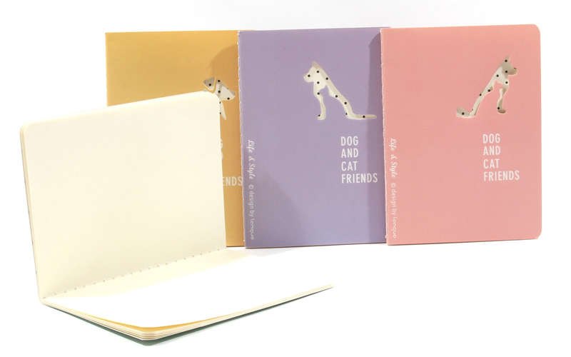 Блокнот А6 (10,5*14,2см), 48 листов Кот и Собака LG - 8041