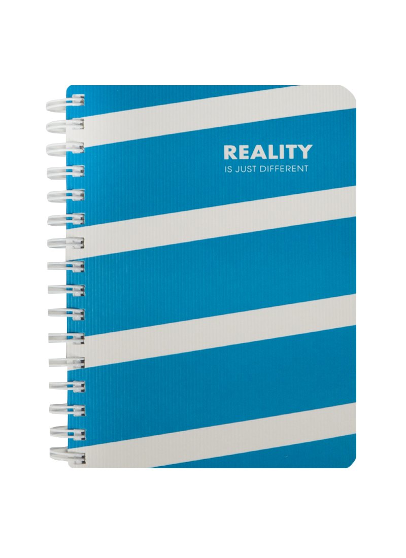 Блокнот А6 96л кл. "Reality" спираль, ламинация, IN FOLIO
