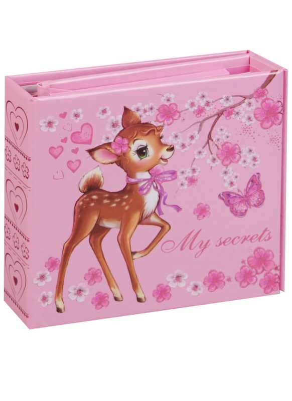 Органайзер трехблочный детский "ЖИВОТНЫЕ" 95*85мм, обл. 7БЦ, магнитн.замок, глянц.ламинация, тиснение фольгой, ассорти, Феникс