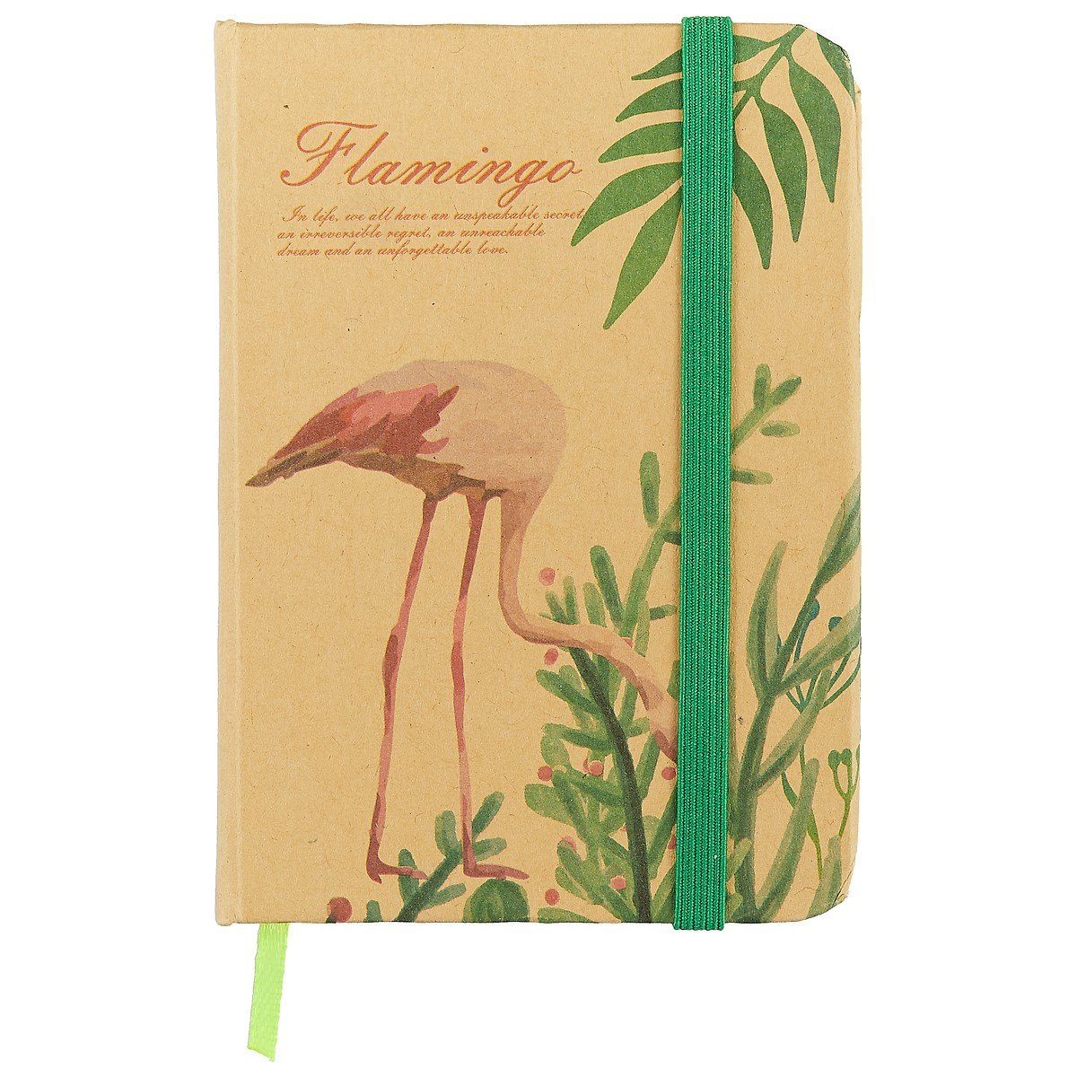 Записная книжка «Розовый фламинго», 80 листов, А7