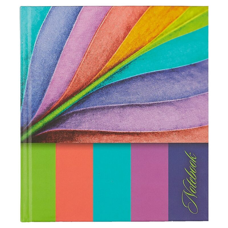 Записная книжка А6+ 80л 145*165см "Цвет радуги" 7БЦ под матовой пленкой