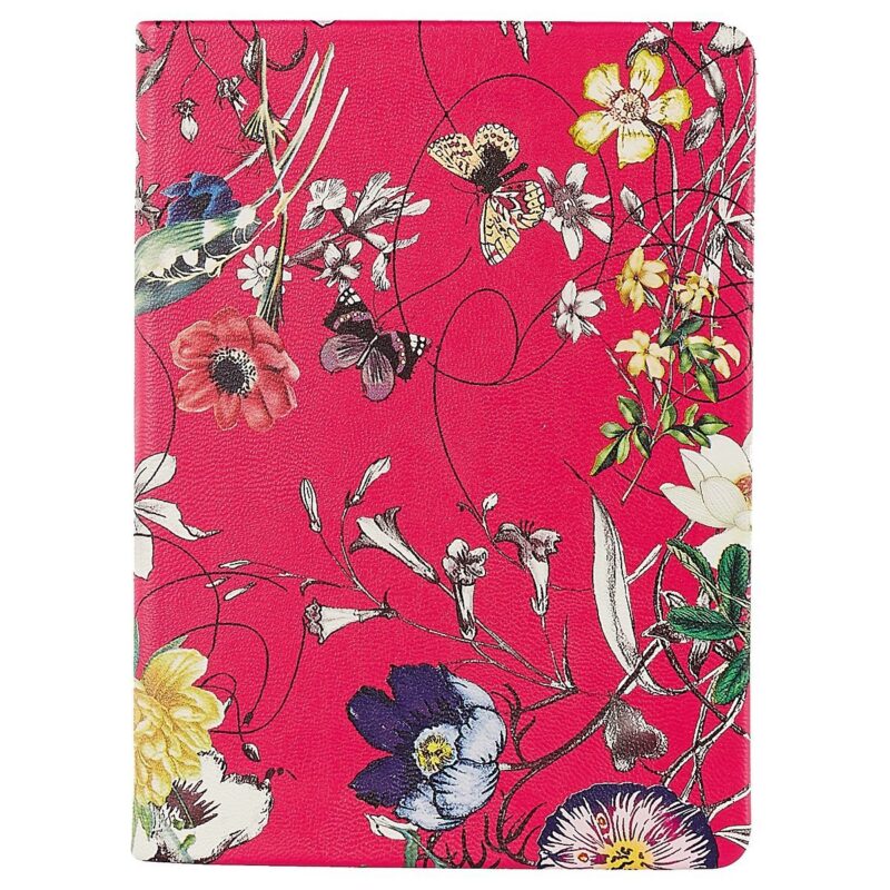 Ежедневник InFolio Butterfly малиновый, недатированный, А6+